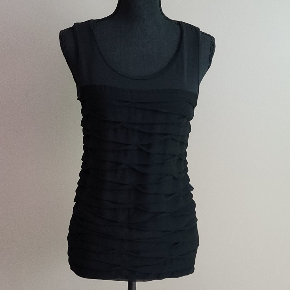 Ann Taylor - Black Sleevless Top